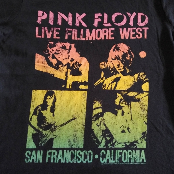 ✨️HP✨️ Chaser Pink Floyd🎶 Live Fillmore West Tee NWT - Picture 3 of 6